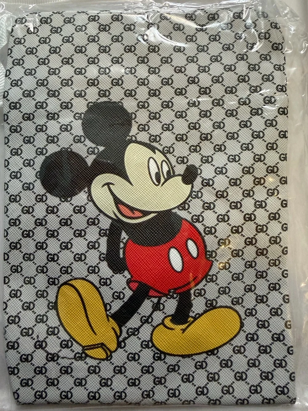 Mickey-Inspired Crossbody Bag | Grey | Gray